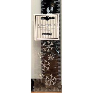 Hero CH122 Arts Snowflake Gemstones Adhesive Crystals Pack Of 6 EMBELLISHMENT